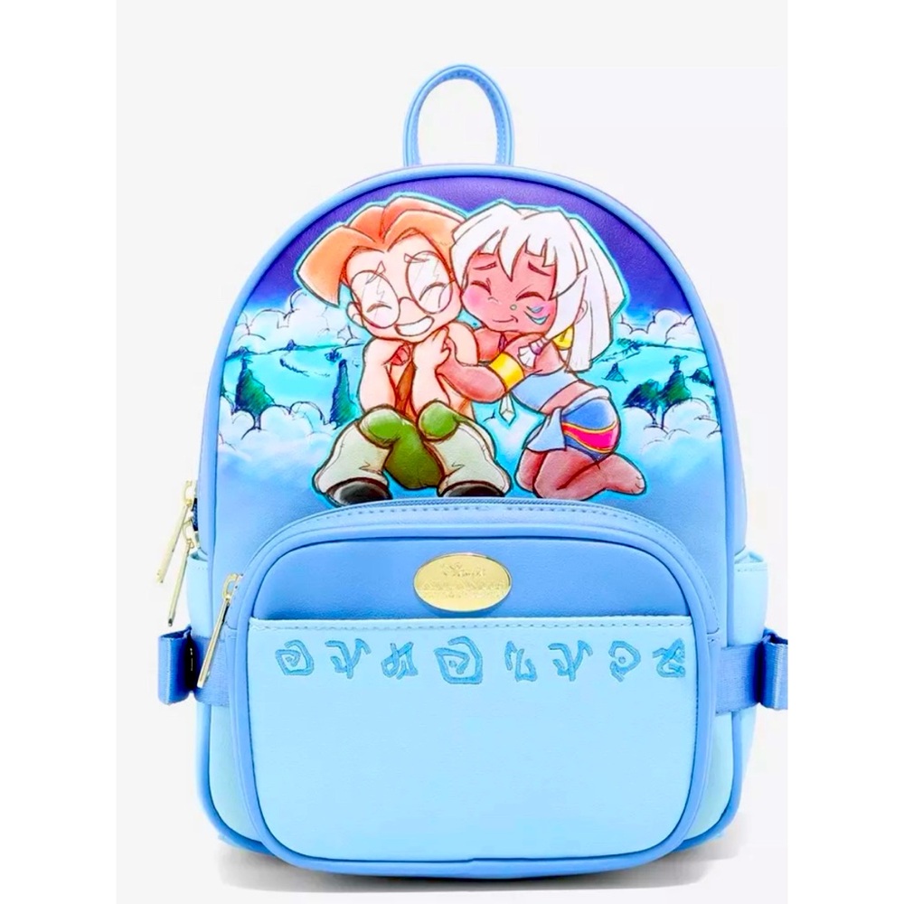 Disney Atlantis Chibi Milo & Kida 2-in-1 Mini Backpack & Fanny Pack